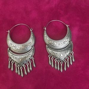 Silver Chandelier Earrings